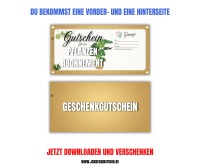 Gutschein für ein Pflanzen-Abo Vorlage zum Ausdrucken &amp; Verschenken 3