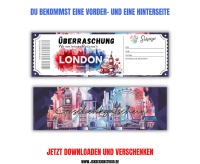 Gutschein für London Vorlage zum Ausdrucken &amp; Verschenken 3