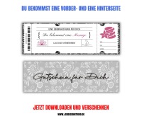 Massage Gutschein Vorlage zum Ausdrucken &amp; Verschenken 3