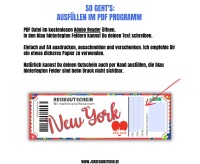 Gutschein für New York Vorlage zum Ausdrucken &amp; Verschenken 2