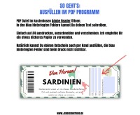 Gutschein für Sardinien Vorlage zum Ausdrucken &amp; Verschenken 2