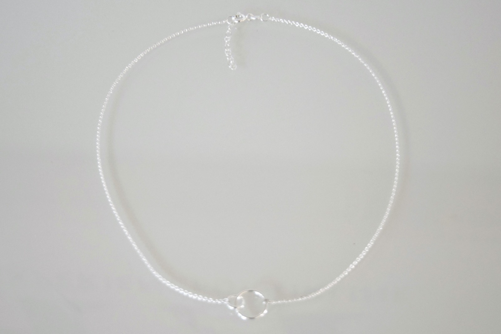 Feine Kette Halskette Loops 925 Sterling Silber 3