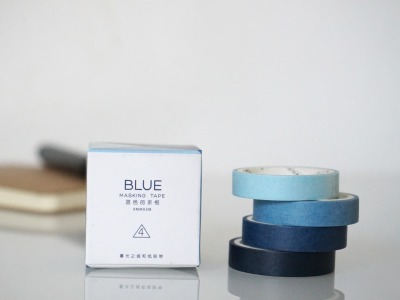 Klebeband Washi Tape Blue