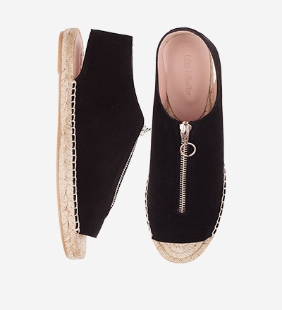 SUAVE - Peep Toe Zipper Sandal