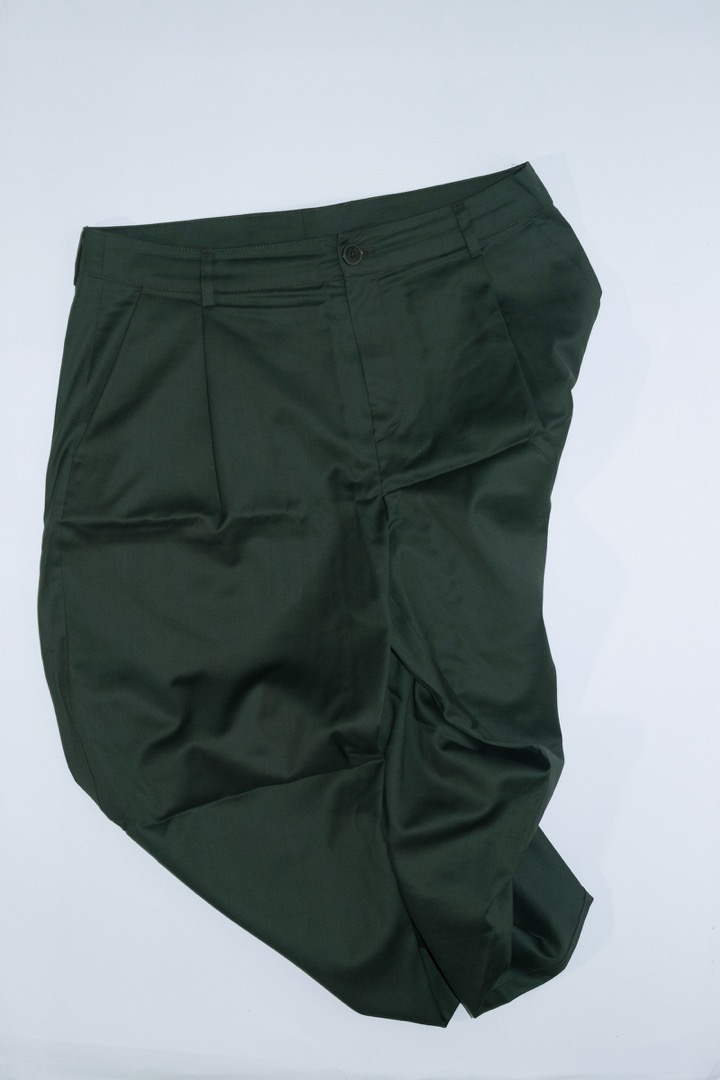 Classy Wide Trousers - Olive