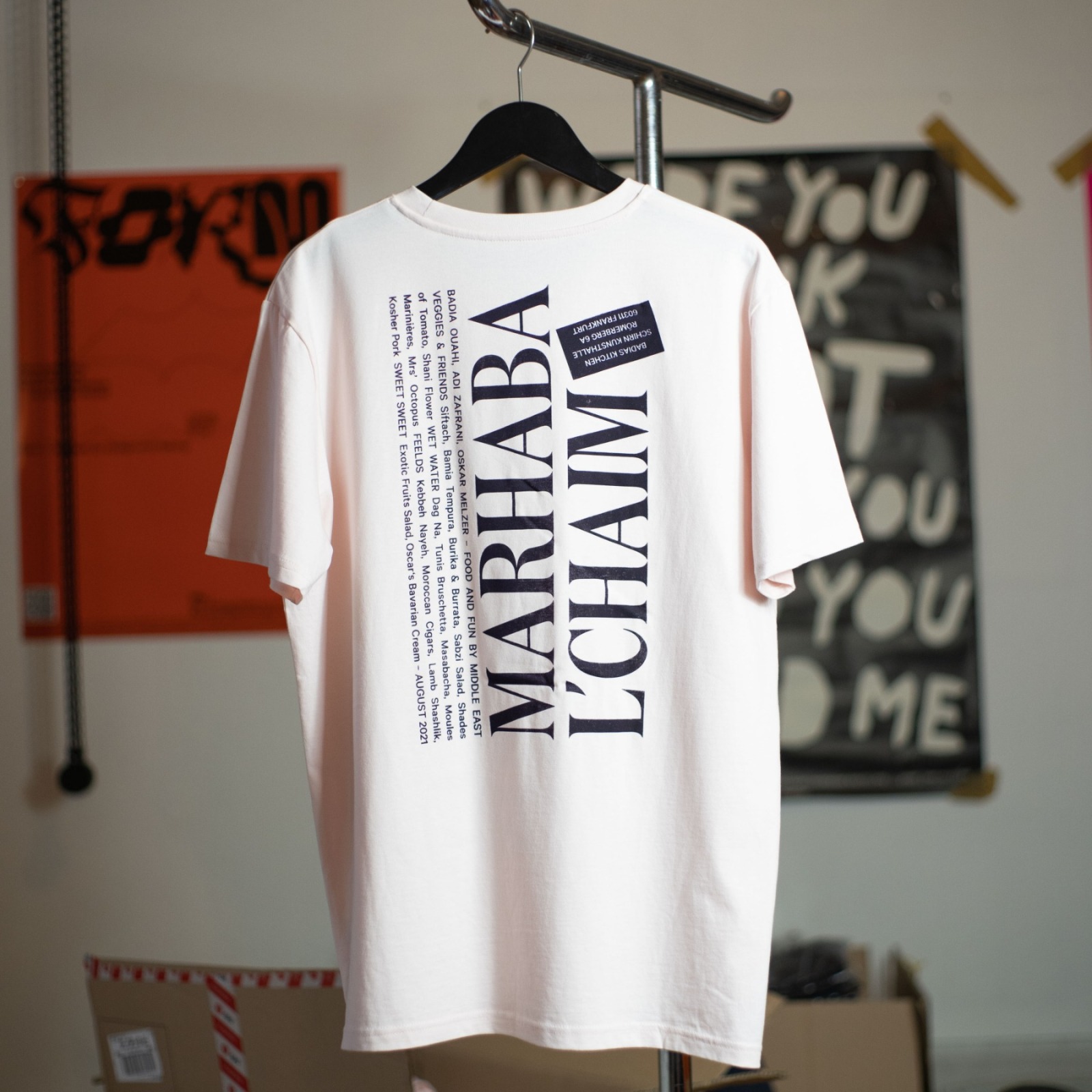Marhaba LChaim - Shirt by BUREAU MITTE X TEAMAZITA 2