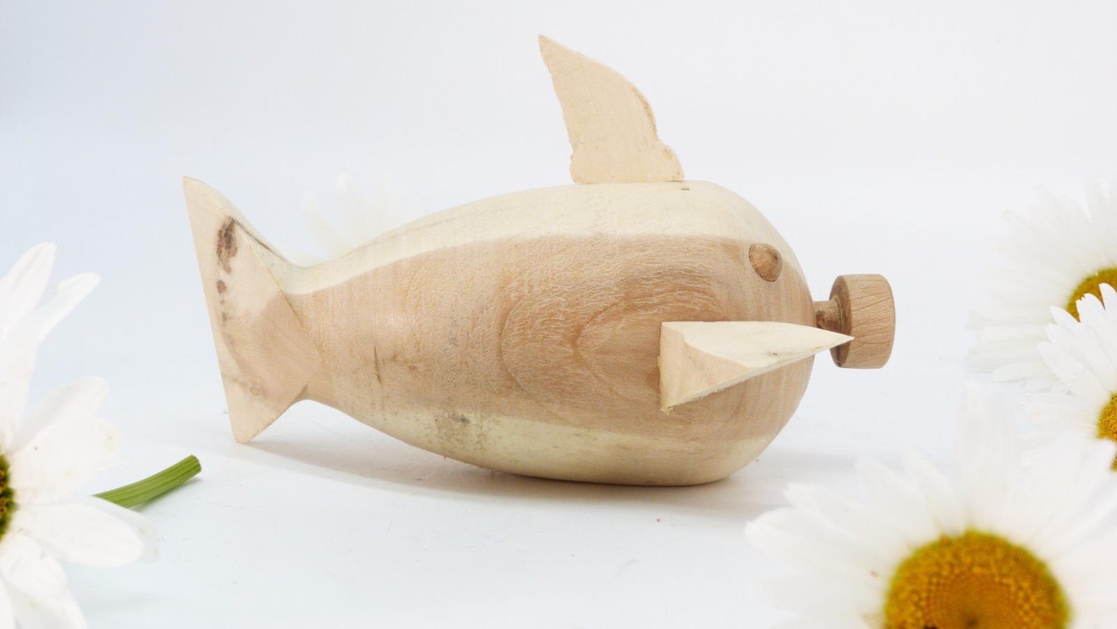 Holz Fisch Pigfish 8