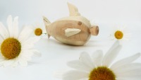 Holz Fisch Pigfish 4