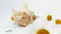 Holz Fisch Pigfish 5