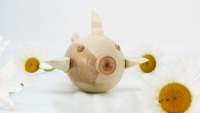 Holz Fisch Pigfish 6