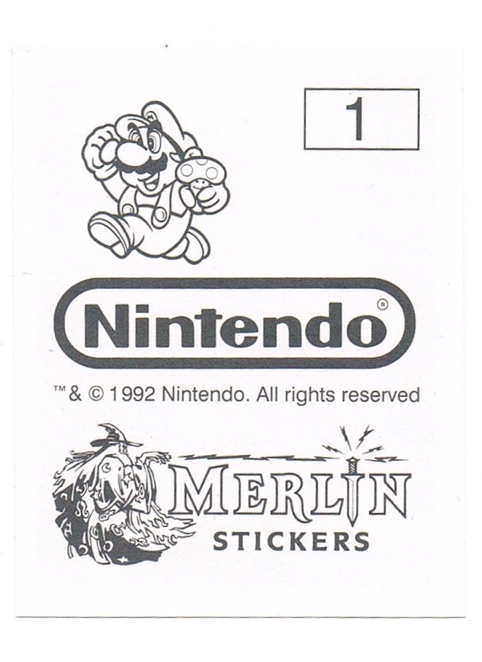 Sticker No. 1 - Super Mario Bros. 1/NES 2