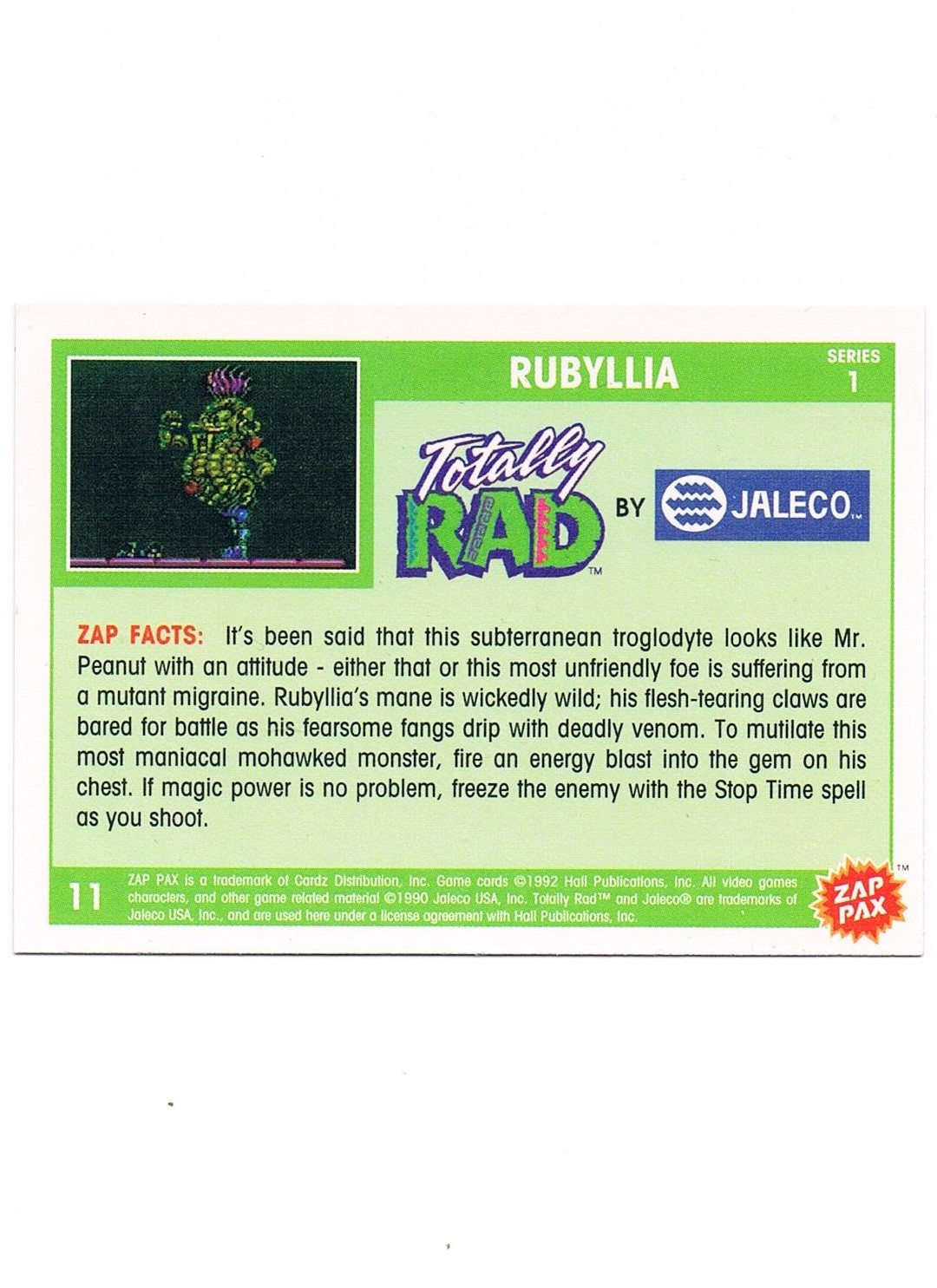 Zap Pax No. 11 - Totally Rad Rubyllia 2