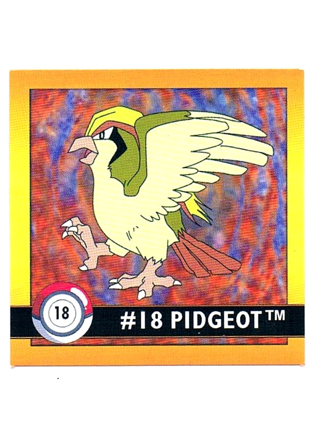 Sticker Nr. 18 Pidgeot/Tauboss