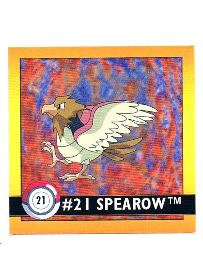 Sticker Nr. 21 Spearow/Habitak