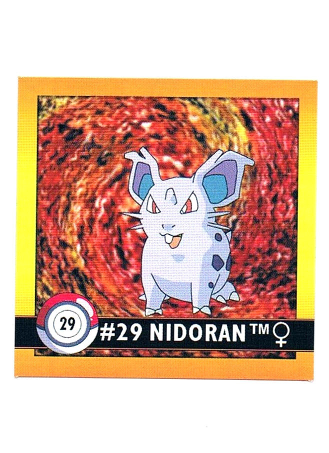 Sticker No. 29 Nidoran /Nidoran