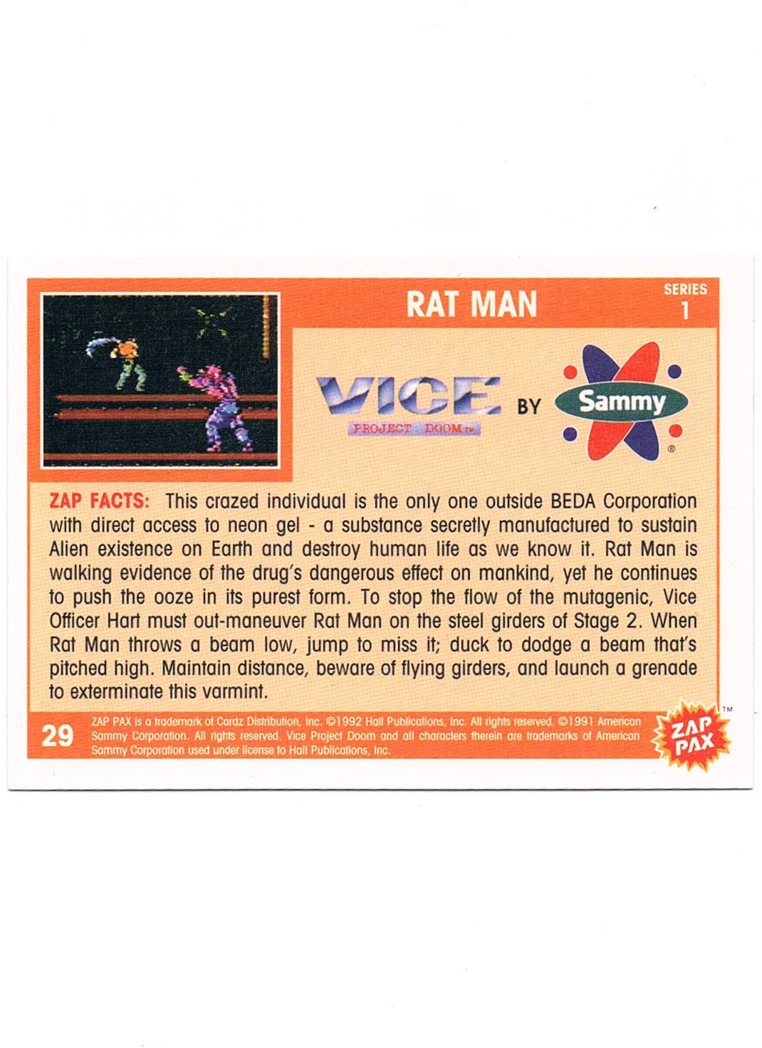 Zap Pax No. 29 - VICE Project Doom Rat Man 2
