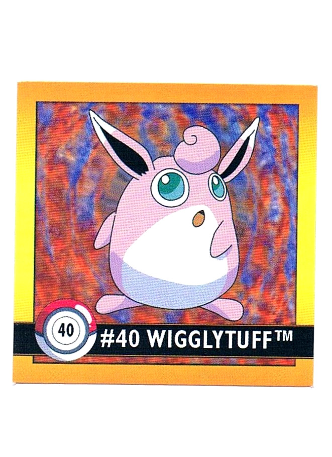 Sticker No. 40 Wigglytuff/Knuddeluff