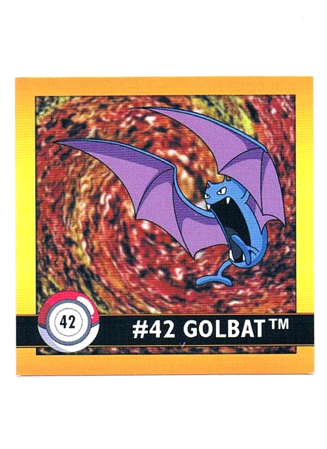Sticker No. 42 Golbat/Golbat