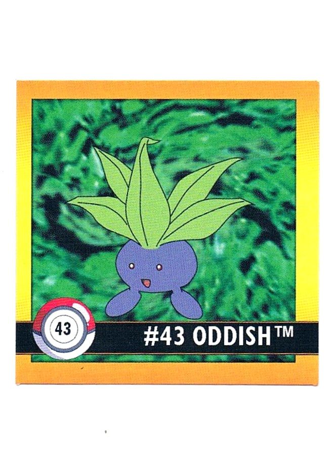 Sticker No. 43 Oddish/Myrapla