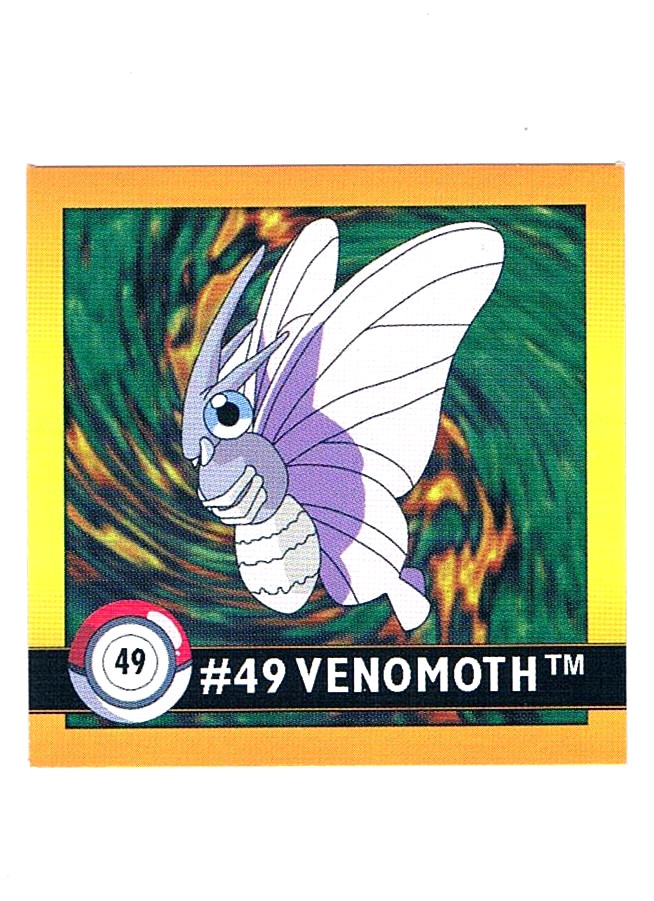Sticker Nr. 49 Venomoth/Omot
