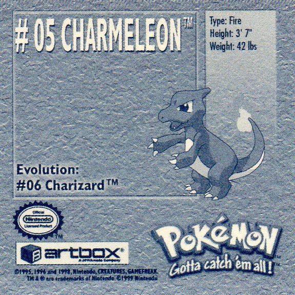 Sticker No. 5 Charmeleon/Glutexo 2