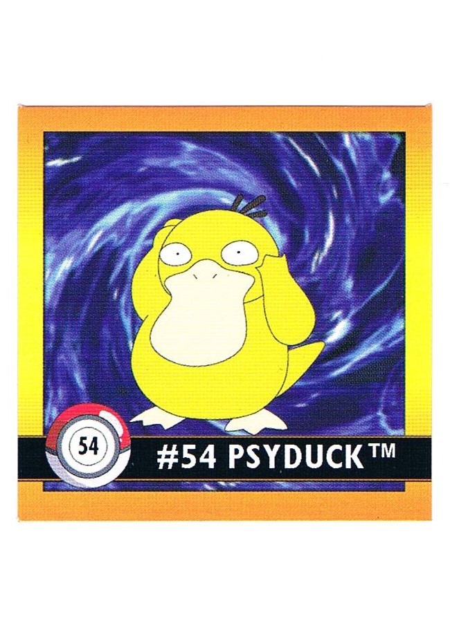 Sticker Nr. 54 Psyduck/Enton