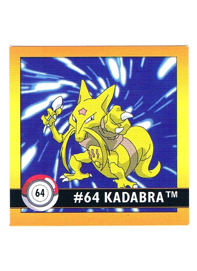 Sticker No. 64 Kadabra/Kadabra