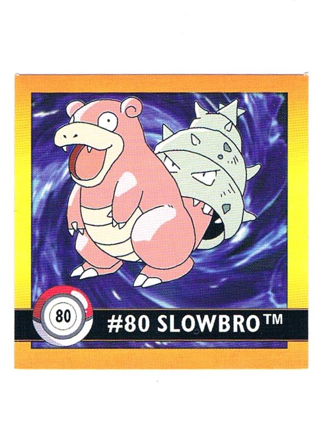 Sticker No. 80 Slowbro/Lahmus