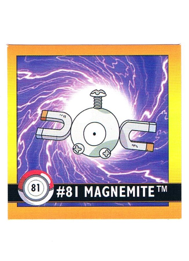 Sticker Nr. 81 Magnemite/Magnetilo