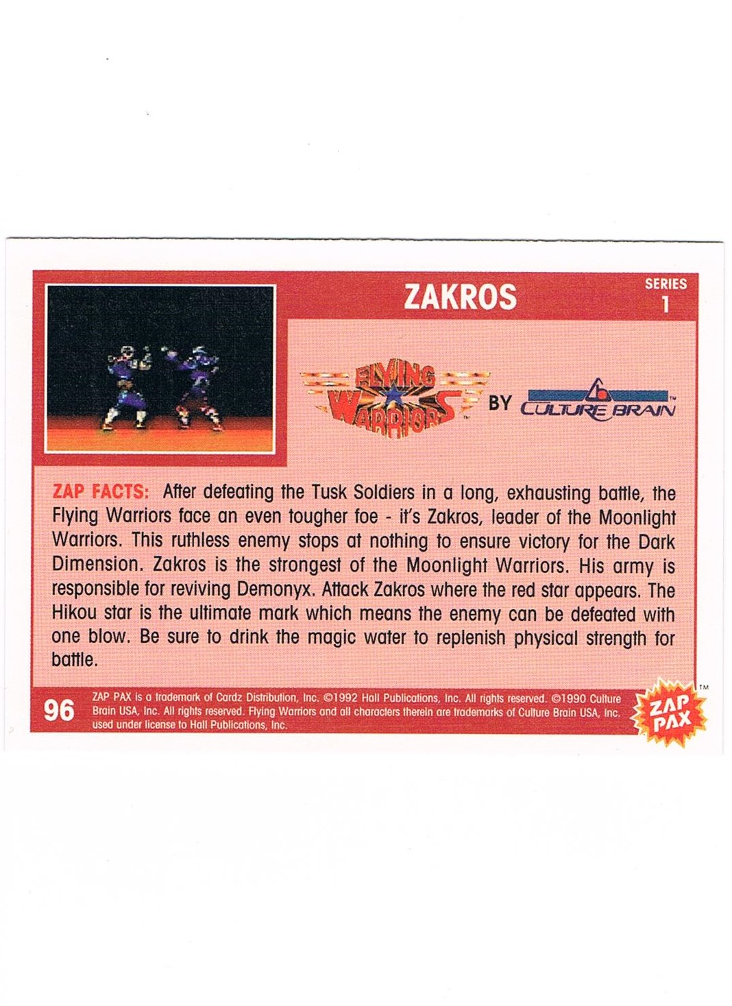 Zap Pax No. 96 - Flying Warriors 2