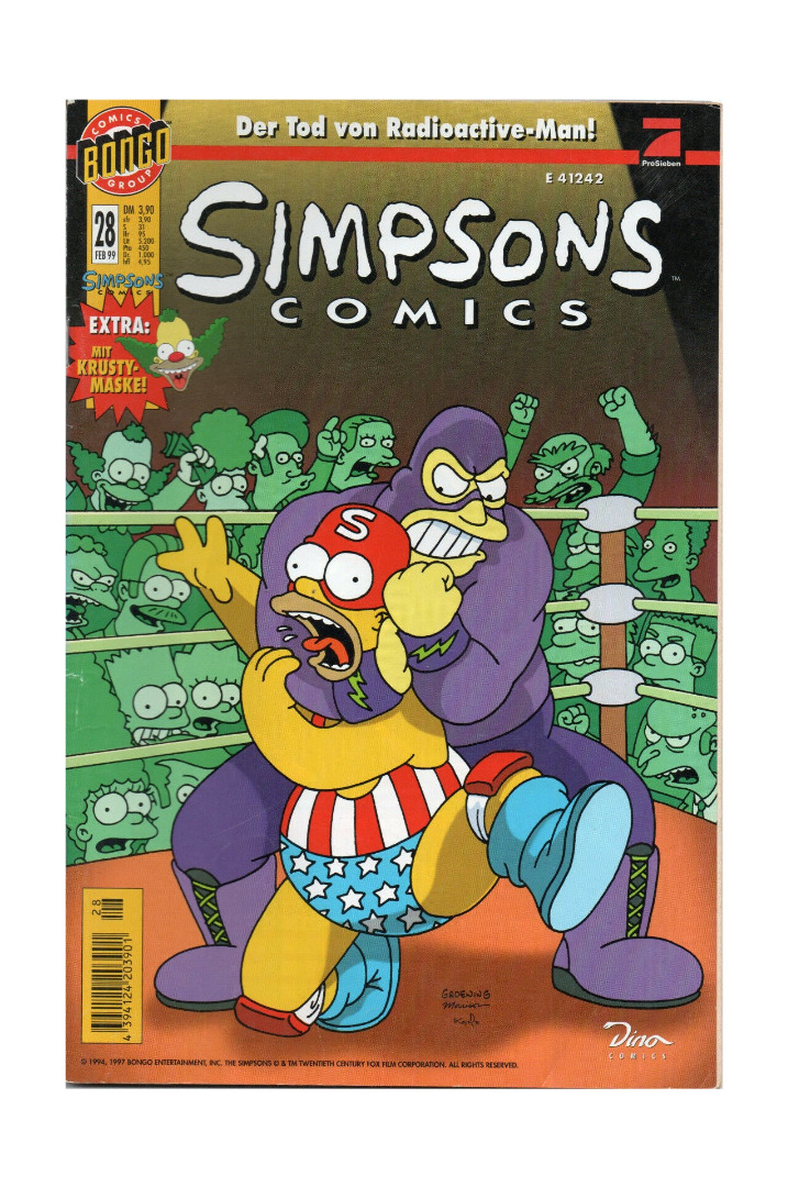 Simpsons Comics - Feb 99 1999 - Ausgabe 28 - Dino Comics