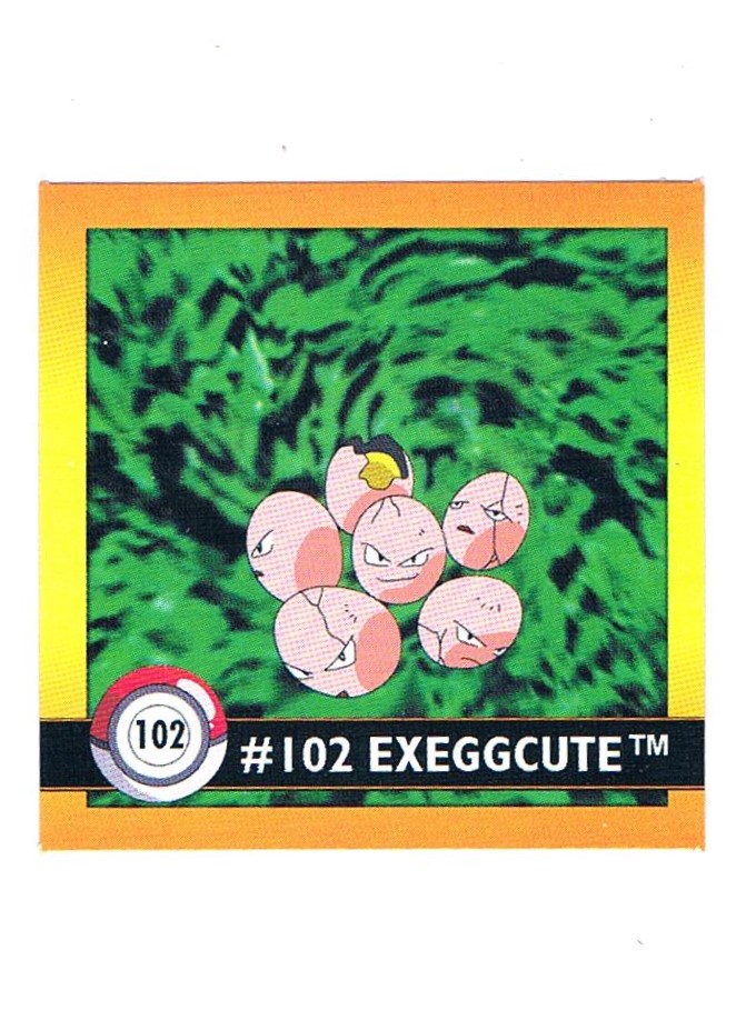 Sticker No. 102 Exeggcute/Owei