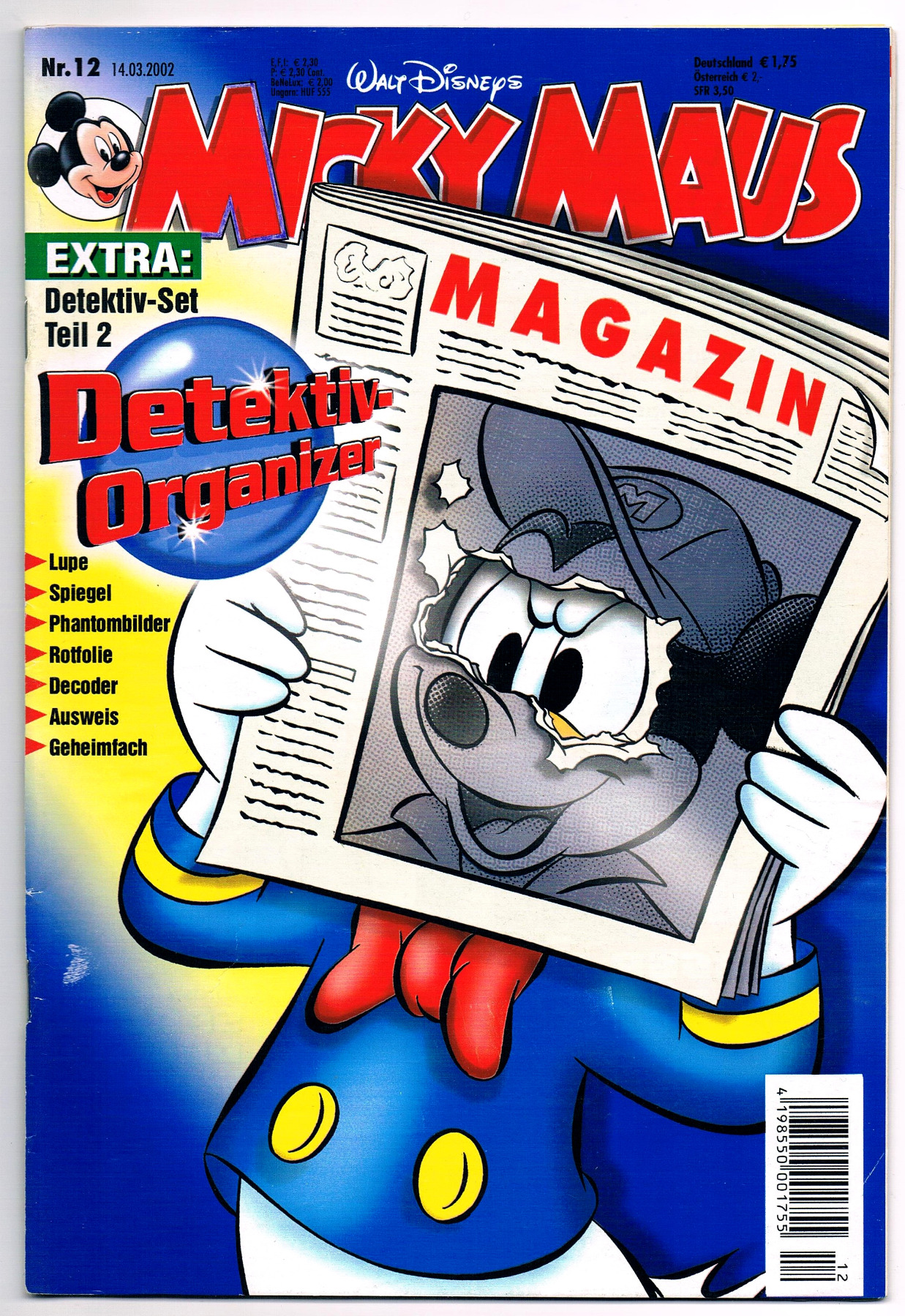 Micky Maus Magazin - Heft Nr. 12 2002
