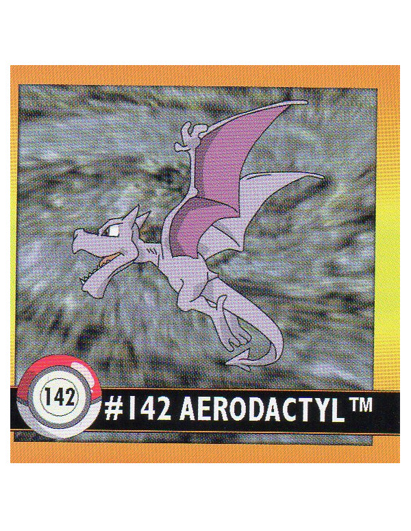 Sticker Nr. 142 Aerodactyl/Aerodactyl