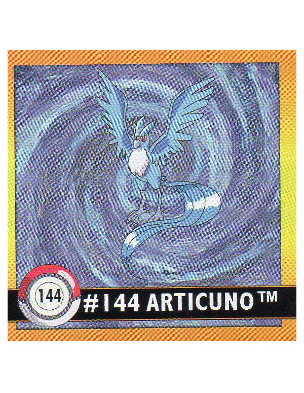 Sticker No. 144 Arktos/Articuno