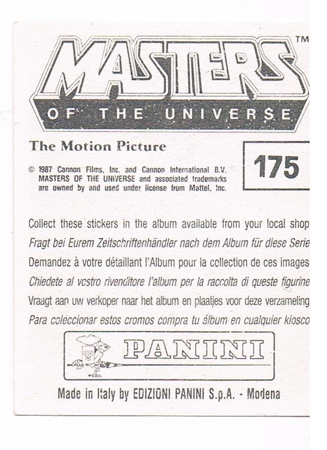 Panini Sticker No. 175 2