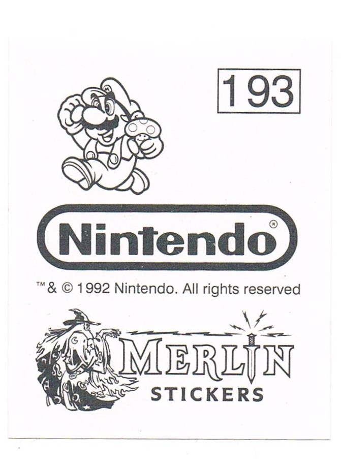 Sticker No. 193 - Zelda II: The Adventure of Link/NES 2