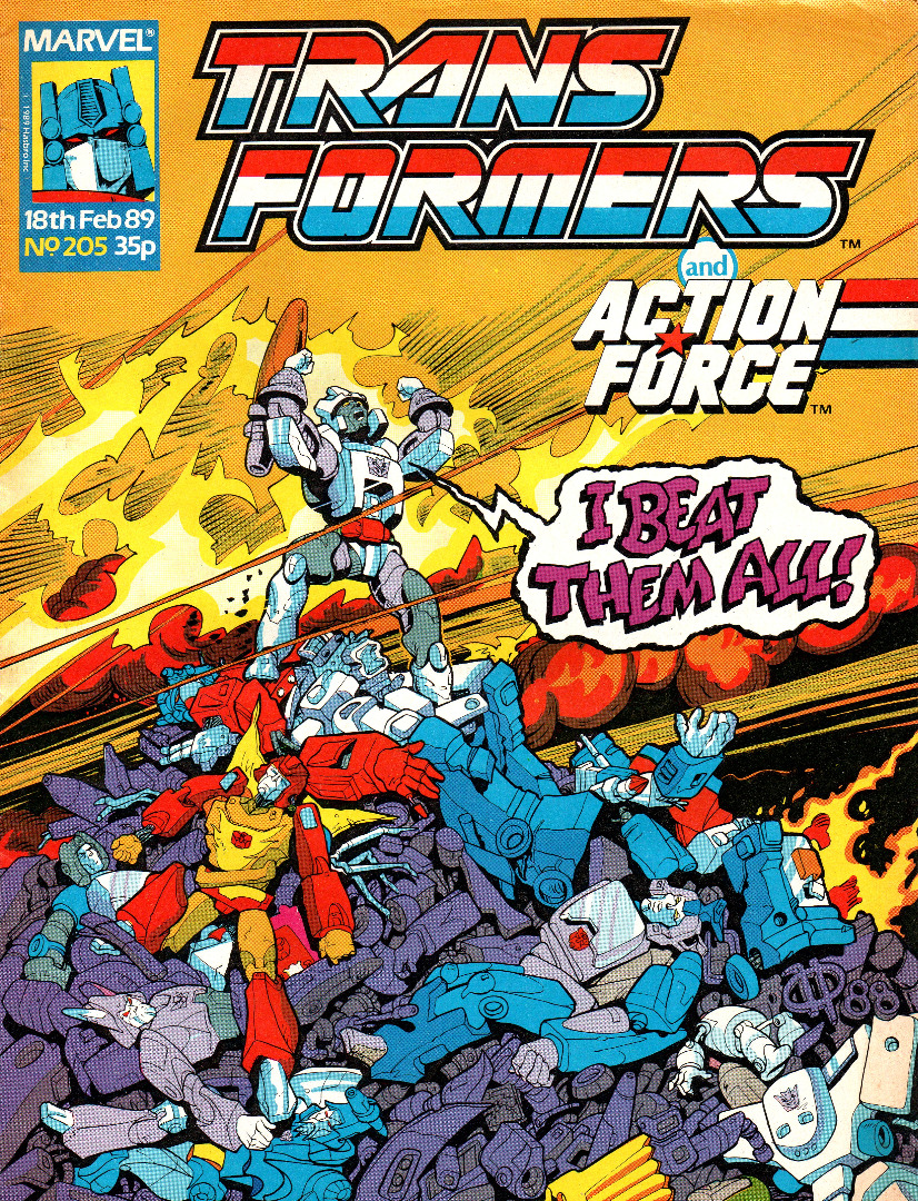 The Transformers - Comic - Generation 1 / G1 - 1989 - Feb 89 205 - Englisch - I beat them all