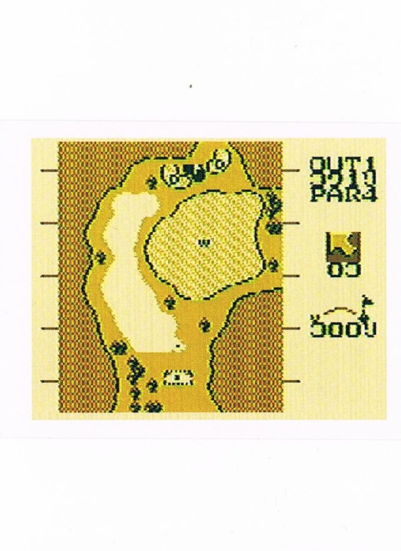 Sticker No. 245 - Golf/Game Boy