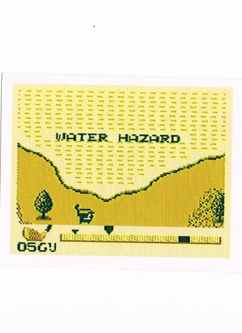 Sticker No. 247 - Golf/Game Boy