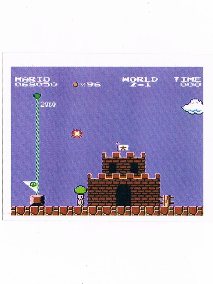 Sticker No. 8 - Super Mario Bros. 1/NES