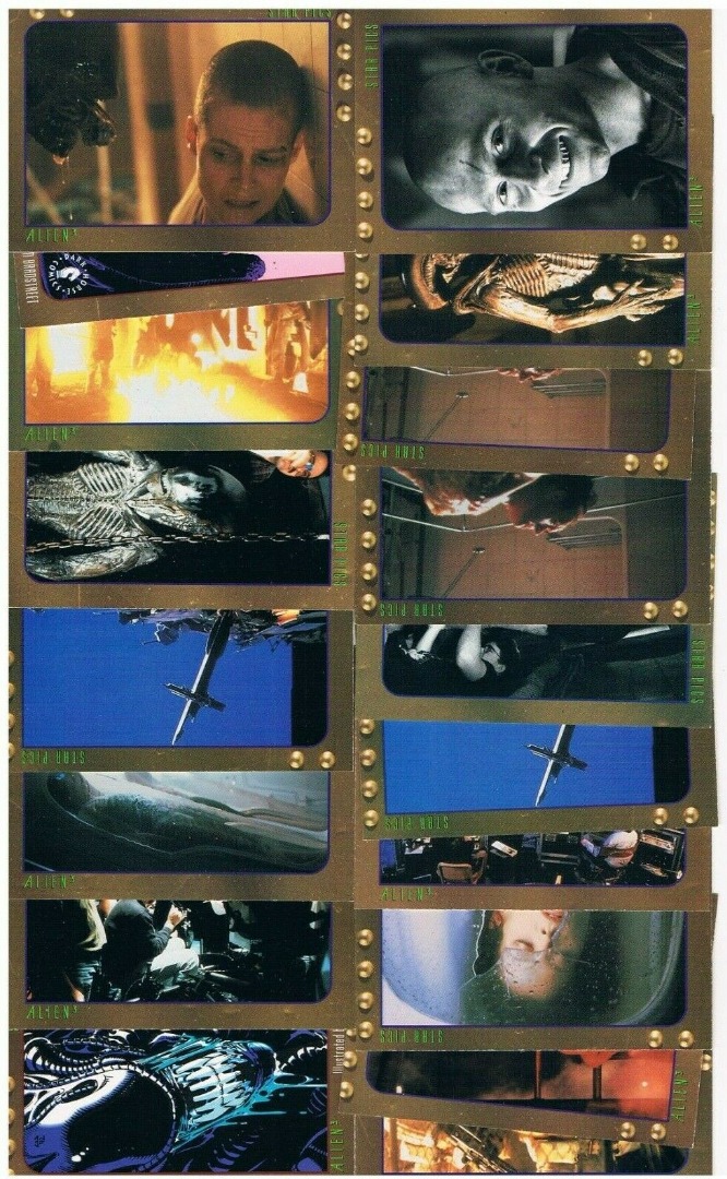 Alien 3 - 18 Trading Cards - 1992