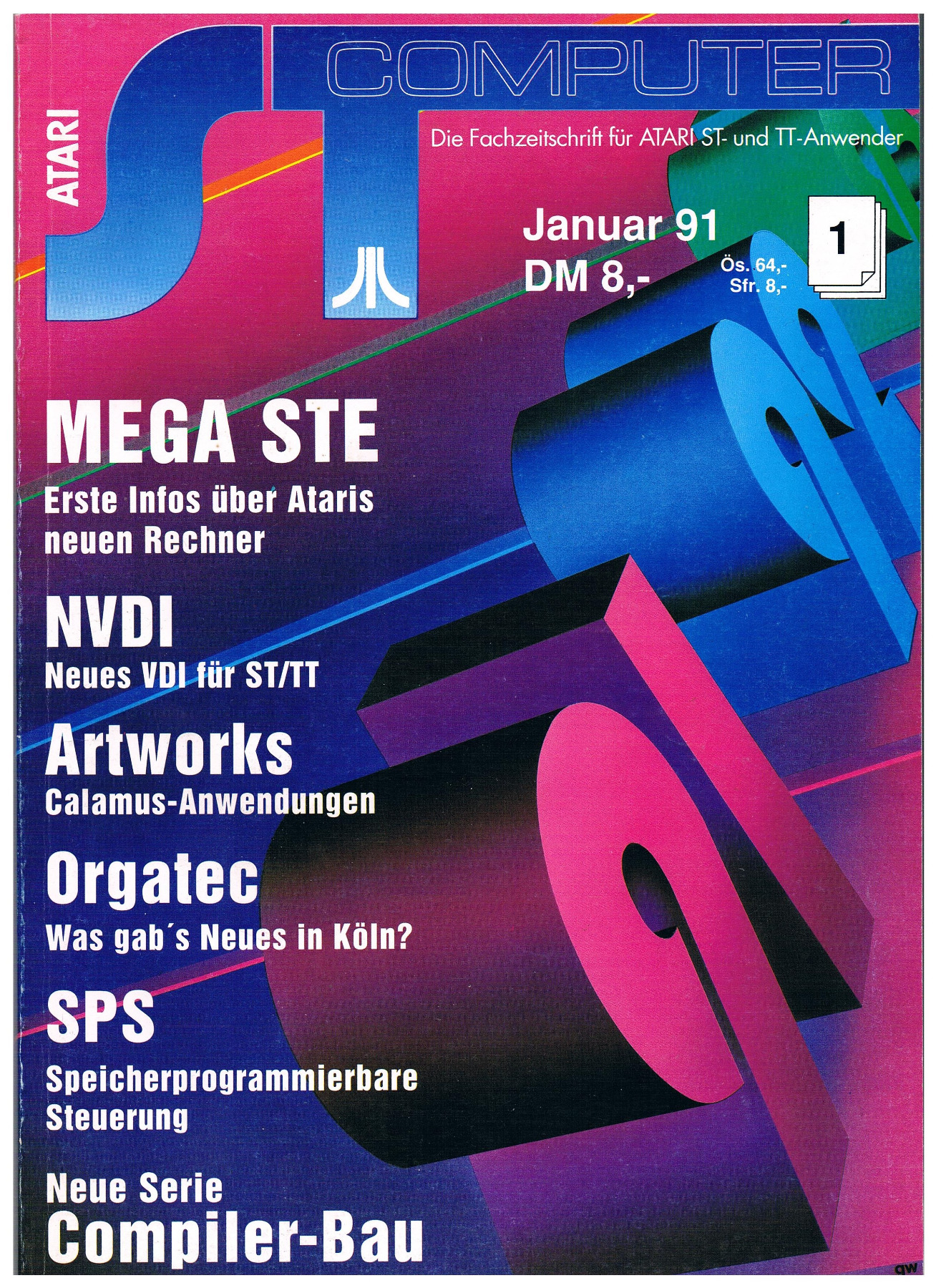 ST Computer - Januar 1991 - Die Fachzeitschrift für Atari ST und TT Anwender