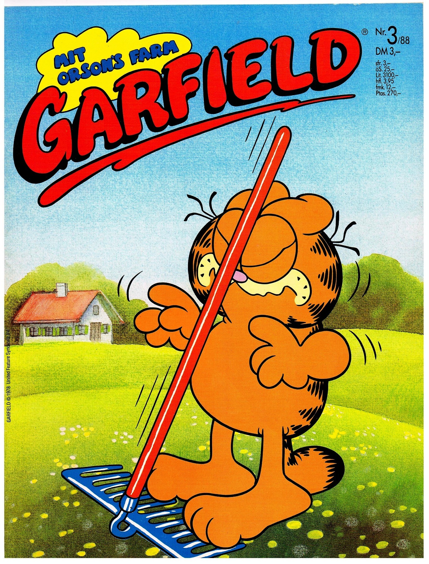Garfield Comic - issue 3-88 1988