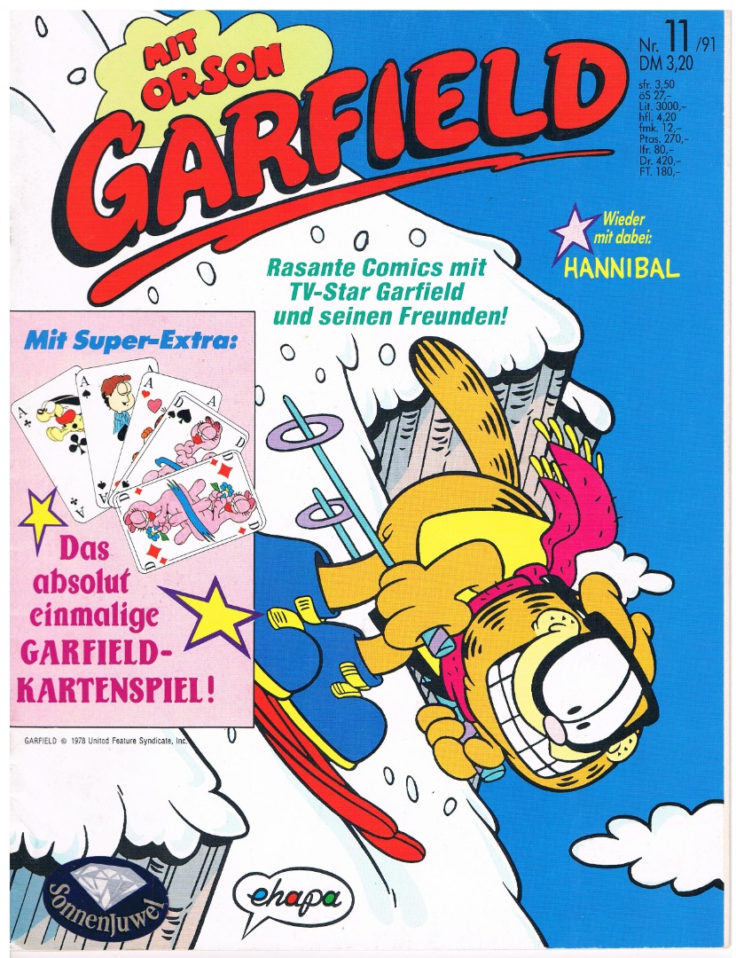 Garfield Comic - Heft Ausgabe 11/91 1991