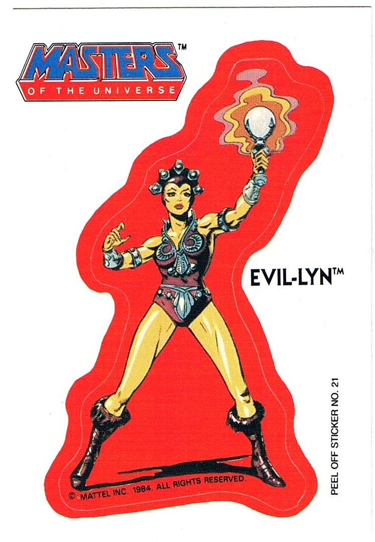 Masters of the Universe - Sticker - Evil-Lyn - Mattel Inc. 1984