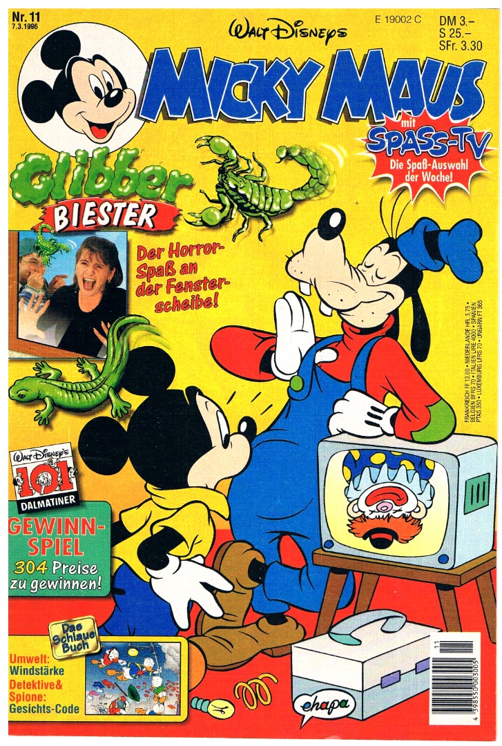 Micky Maus Heft Nr. 11 1996