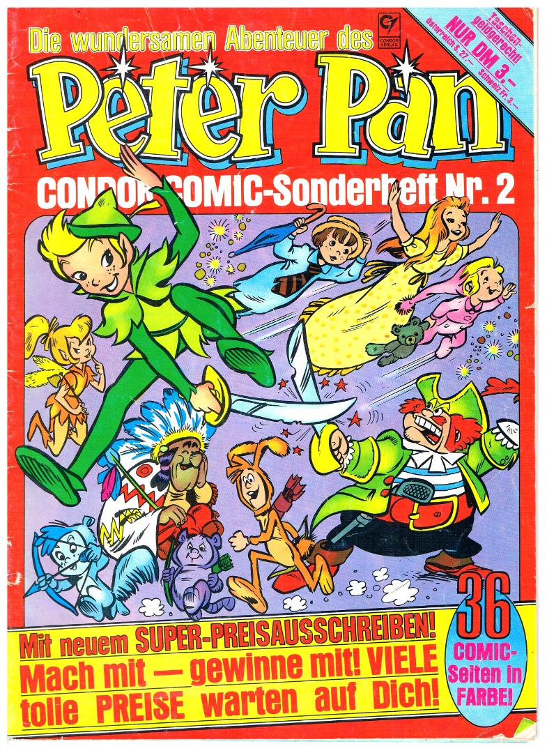 Die wundersamen Abendteuer des Peter Pan - Condor-Comic Sonderheft Nr.2