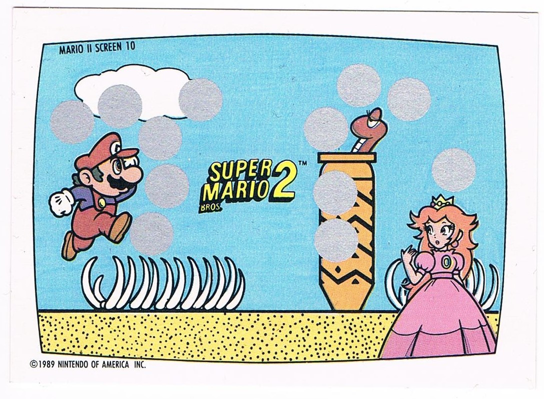 Super Mario Bros 2 - Rubbelkarte