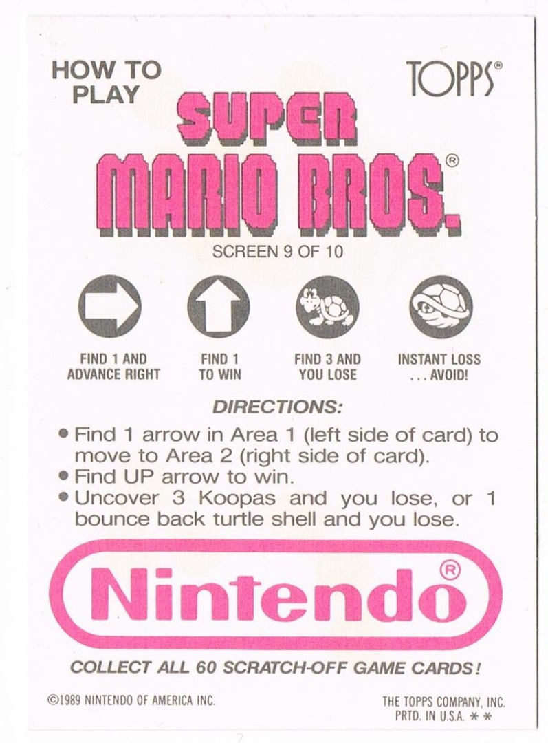 Super Mario Bros. - Rubbelkarte 2